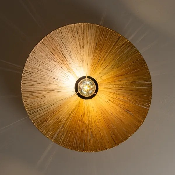 Brilagi - LED prisadený luster CERIA BOHO 1xE27/40W/230V, priemer 60 cm, rafia