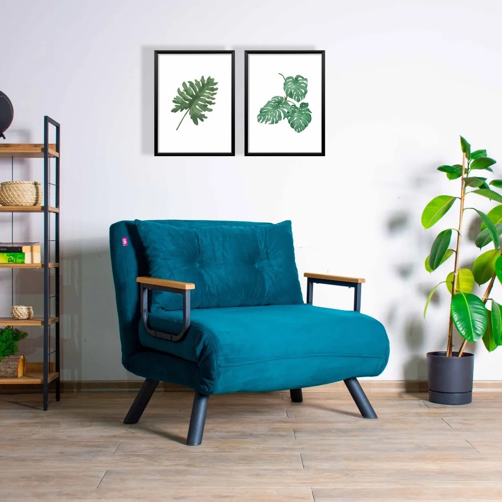 Kreslo Sando Single Petrol Green