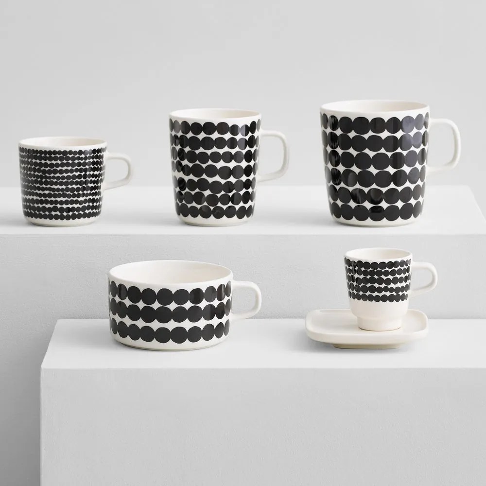 Marimekko Espresso šálka s tanierikom Oiva Siirtolapuutarha 50ml