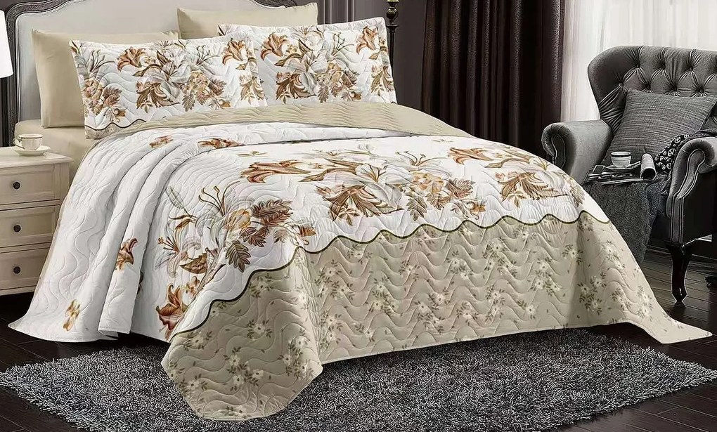 Obliečky Kvetinový vzor 3 Bavlna 7-dielna súprava