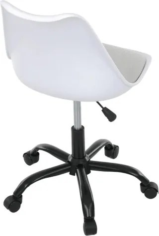 Kancelárska stolička biela KA-X7055 WT