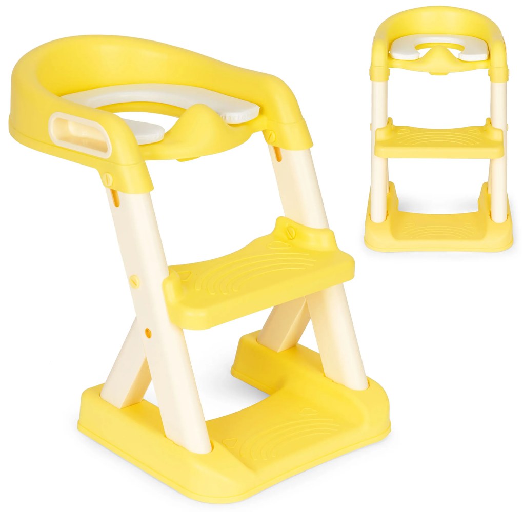 Detské WC sedadlo so schodíkmi a rebríkom, ECOTOYS