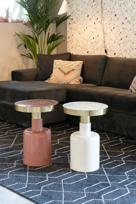 Zuiver Glam príručný stolík - Čierna