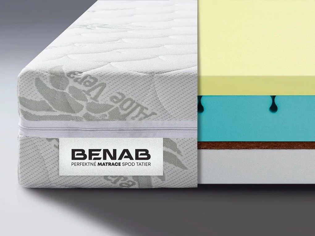 Penový matrac Benab Triptolemos 195x90 cm (T3/T4). Akcia -10%. Vlastná spoľahlivá doprava až k Vám domov. 763733
