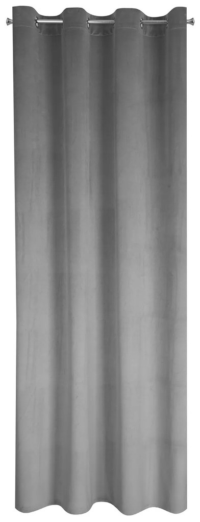 ZATEMŇOVACÍ ZÁVES NA KRÚŽKOCH CARMEN 140X270 CM STRIEBORNÁ