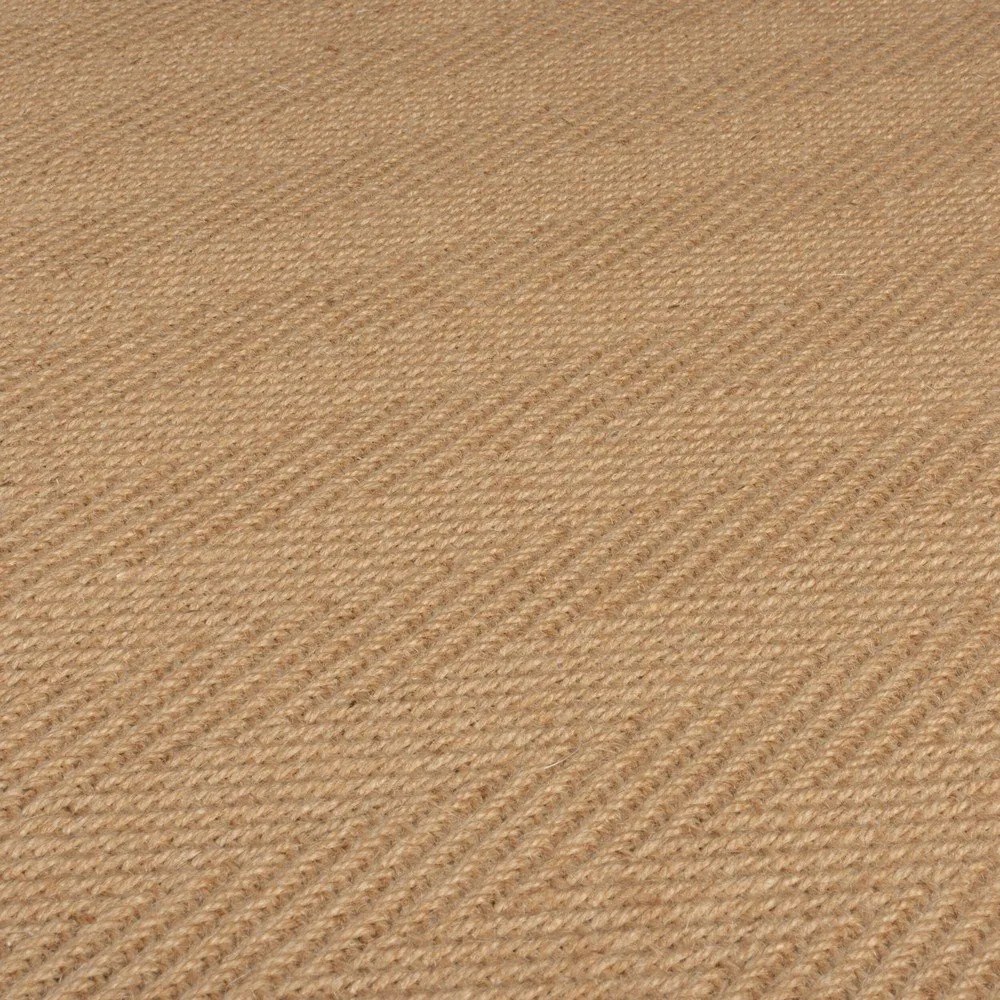 Jutový behúň v prírodnej farbe 60x800 cm Kira – Flair Rugs