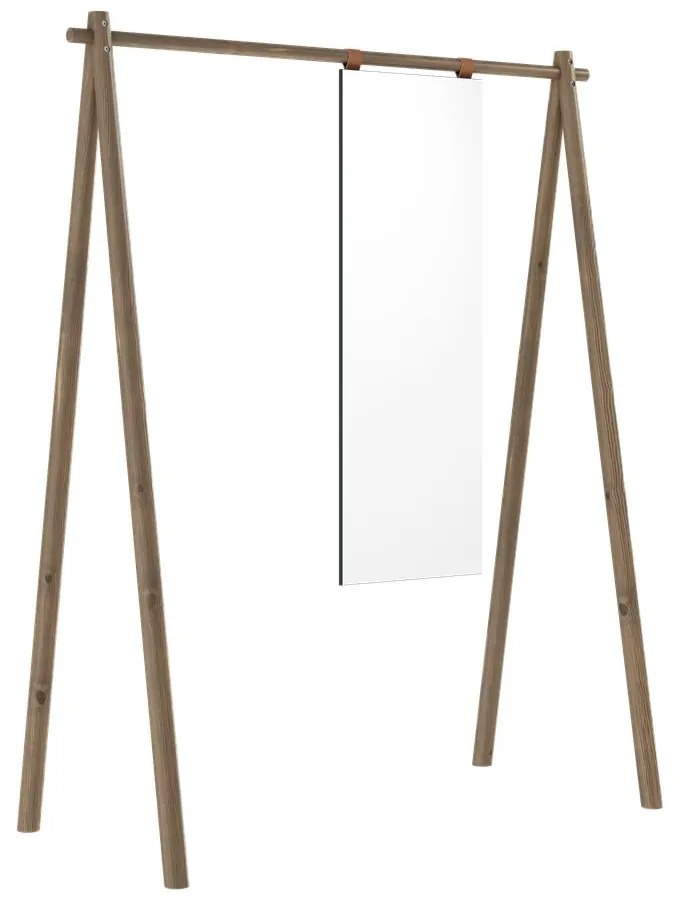 Hnedý stojan na oblečenie z borovicového dreva Hongi - Karup Design