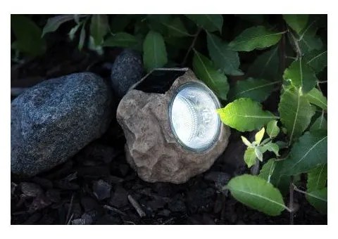 Vonkajšie solárne LED svietidlo Star Trading Stone, výška 11 m