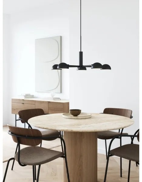 DFTP by Nordlux - Luster na lanku NOMI 5xE14/8W/230V čierna