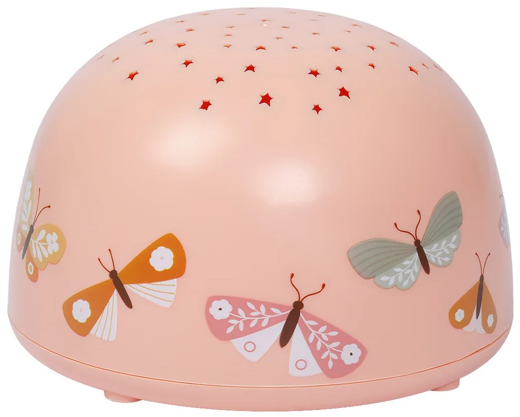A Little Lovely Company - lampa s projektorom - motýliky