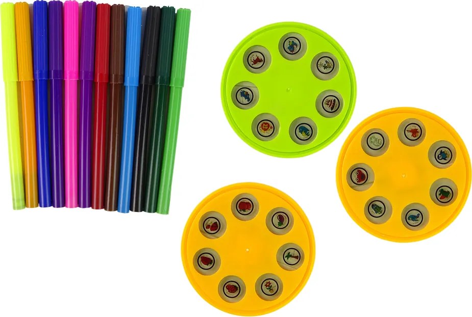 LEAN Toys Projekčná tabuľa Kreslenie Dinosaur Learning Board