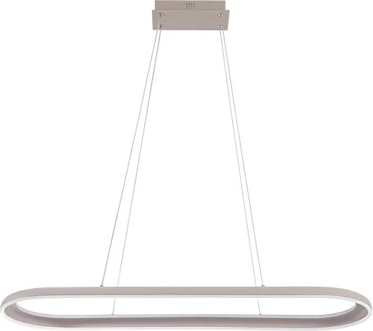 LED luster na lanku CASHMERE LED/80W/230V 30x100 cm béžový