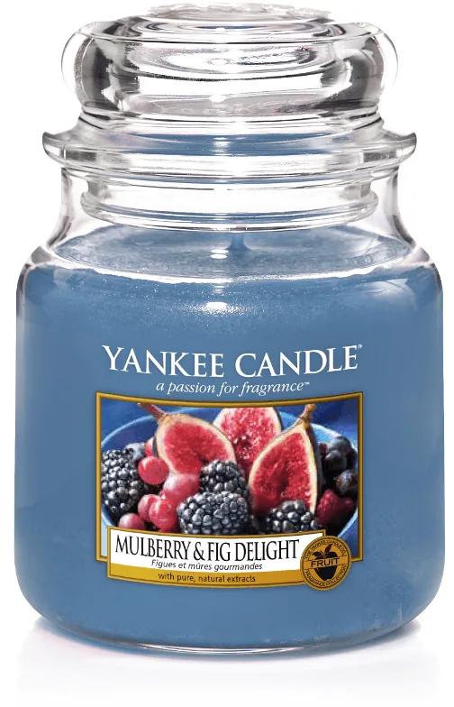 Vonná sviečka Yankee Candle - Mulberry &amp; Fig delight Veľkosť sviečky: Stredná
