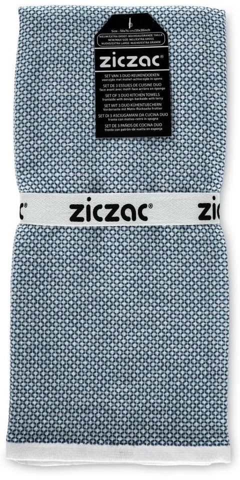 Utierky v súprave 3 ks 50x76 cm Duo Leno – ZicZac