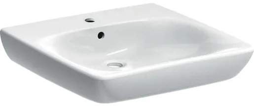 Bezbariérové ​​umývadlo Geberit Selnova 55x55 cm otvor pre batériu uprostred 501.461.00.7