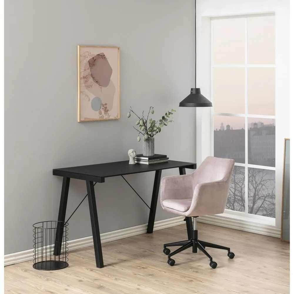 Ružová kancelárska stolička Actona Nora