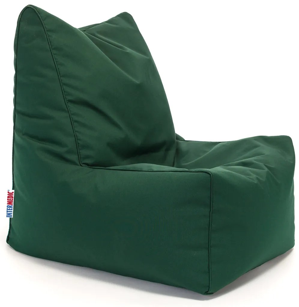 INTERMEDIC SK Sedací vak Solid Outdoor Farba: M14 - tm. zelený
