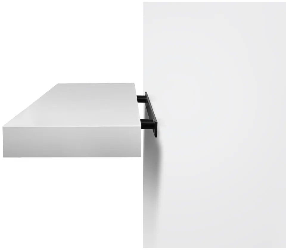 Biela polička TemaHome Balda, šírka 60 cm