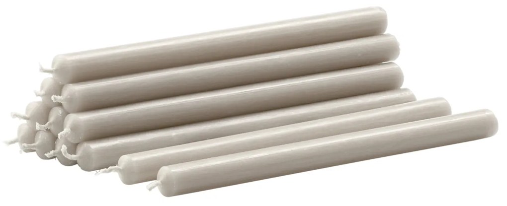 Stoff Nagel Sviečka STOFF Nagel Linen Grey – sada 12 ks