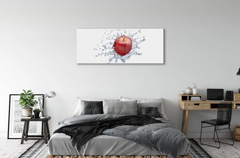 Obraz plexi Červené jablko vo vode 120x60 cm