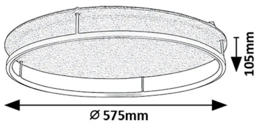 Rabalux 71033 - LED stropné svietidlo FARENZO LED/40W/230V 3000/4000K