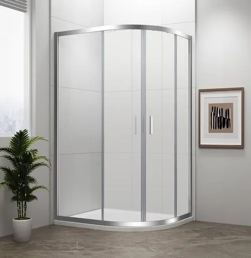 Polysan Easy sprchový kút asymetrický 90x80 cm EL2815