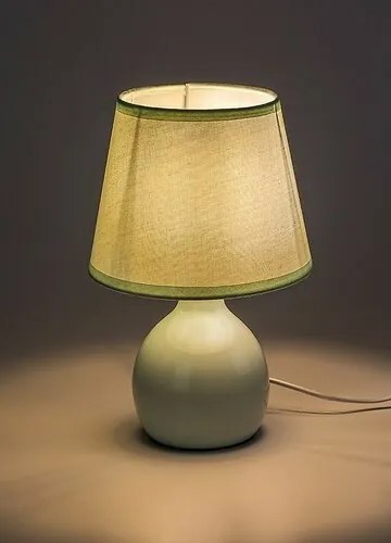 Rabalux 74077 stolná lampa Ingrid, sv. zelená