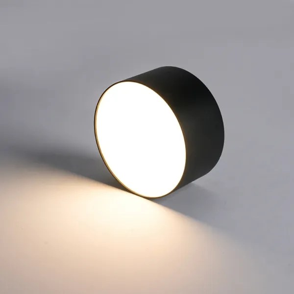 BRILAGI - LED Vonkajšie stropné svietidlo FORIS LED/14W/230V priemer 12 cm čierna IP44