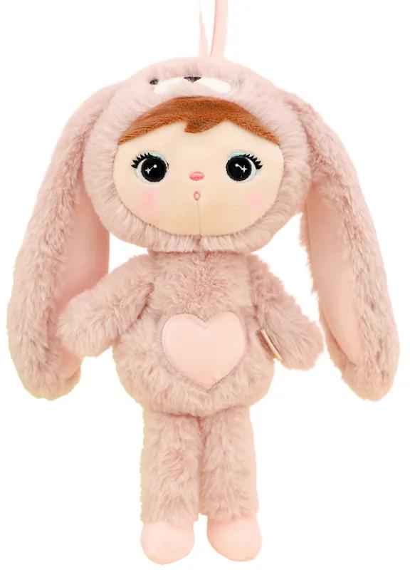 Bábika ružový zajac 30cm personalizácia: Dátum narodenia