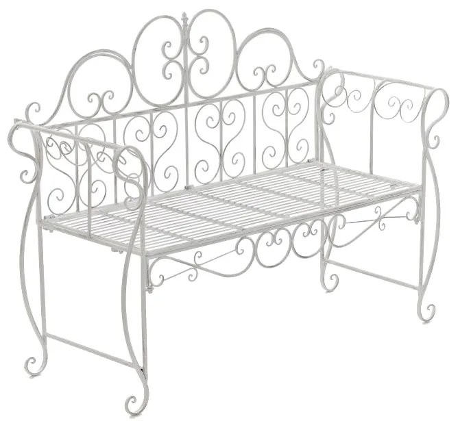 Záhradná lavička GS11173499 - Biela antik