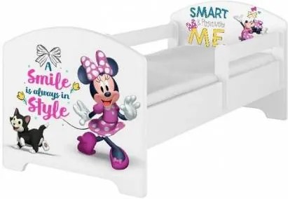 Babyboo Detská posteľ s penovým matracom Disney 140 x 70 cm - Minnie Smart BabyBoo 111542