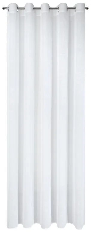 Biela záclona na krúžkoch VIOLA 140x250 cm