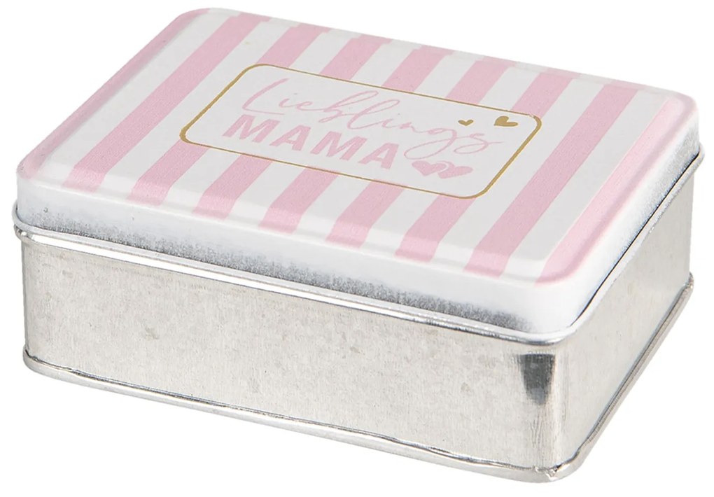 Kovová krabička Mama - 10 * 8 * 4 cm