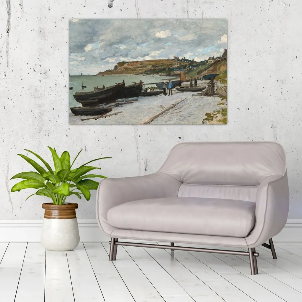 Obraz - Claude Monet, Sainte Adresse, reprodukcia (90x60 cm)
