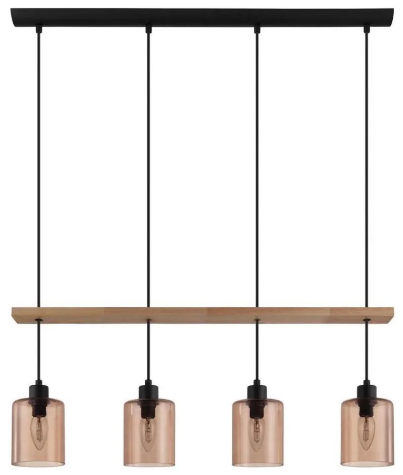 Eglo 43368 - Luster na lanku COOLMONT 4xE14/40W/230V