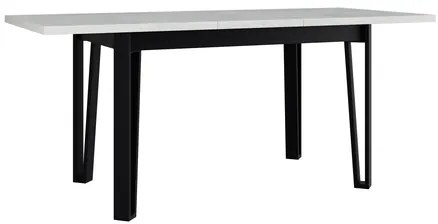 Rozkladací jedálenský stôl Elarno 80 x 140/180 V, Morenie: biela - L