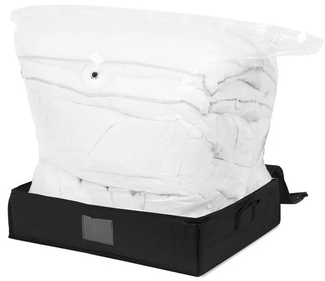 Úložný box Compactor 3D Black Edition, 145 l, čierna