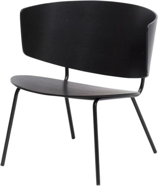 Ferm Living Stolička Herman Lounge Chair, black