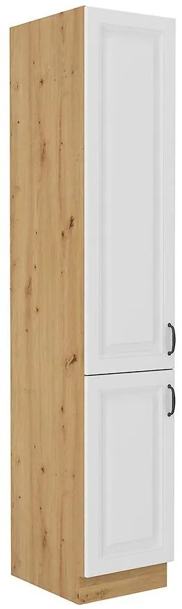 Kuchynská skrinka Stilo biela mat/artisan 40DK-210 2F