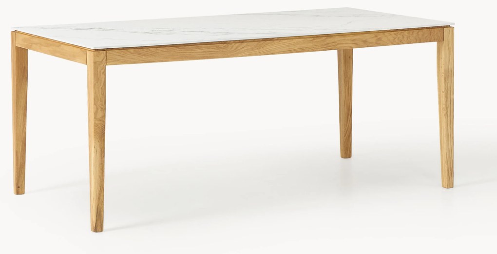 Jedálenský stôl's mramorovým vzhľadom Jackson