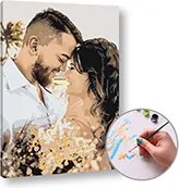 Maľovanie podľa čísel z vlastnej fotky - OBDĹŽNIK