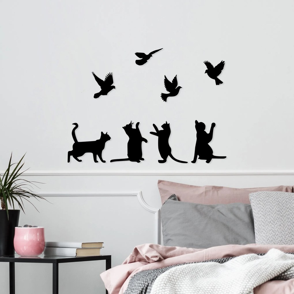 Birds Playing With Cats