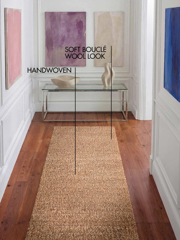 Ted Baker, Behúň Ted Baker Notting Hill 106344 Beige, 80x200, hnedá, obývacia izba