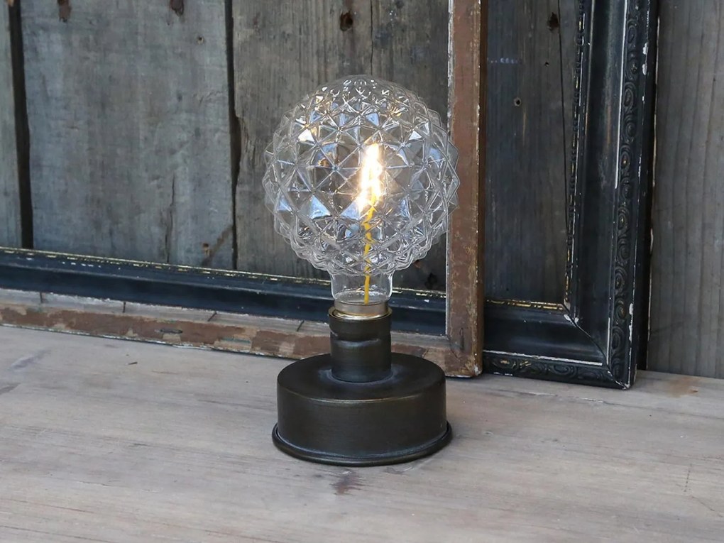 Dekoračná stolná lampička Nostalgic Led - Ø 8*17cm