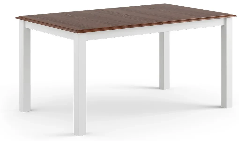 PROXIMA.store - Rustikálny rozkladací stôl 93/150 - 197 cm - BELLUNO ELEGANTE FARBA: biela - orech