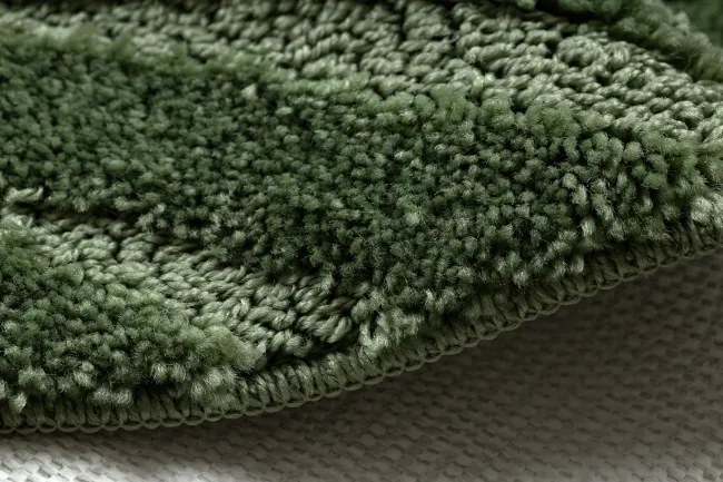 Sada kúpeľňových koberčekov SUPREME WAVES vlny, zelená