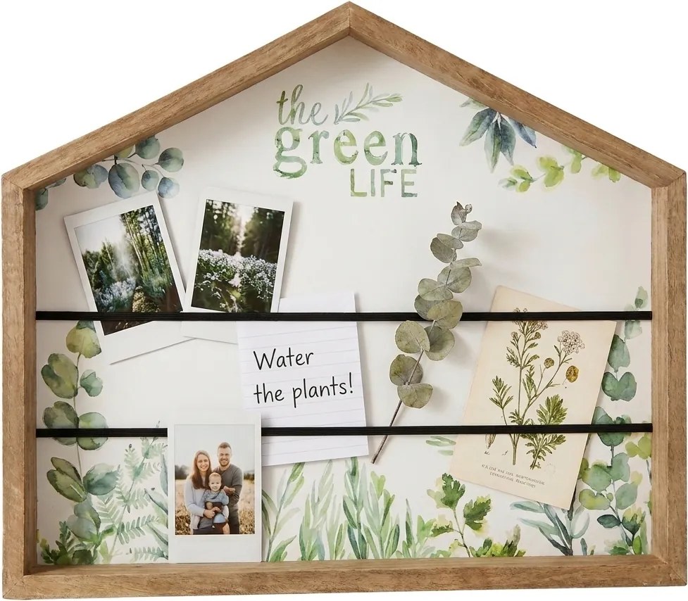 Nástenná doska na fotografie GREEN LIFE, prírodná