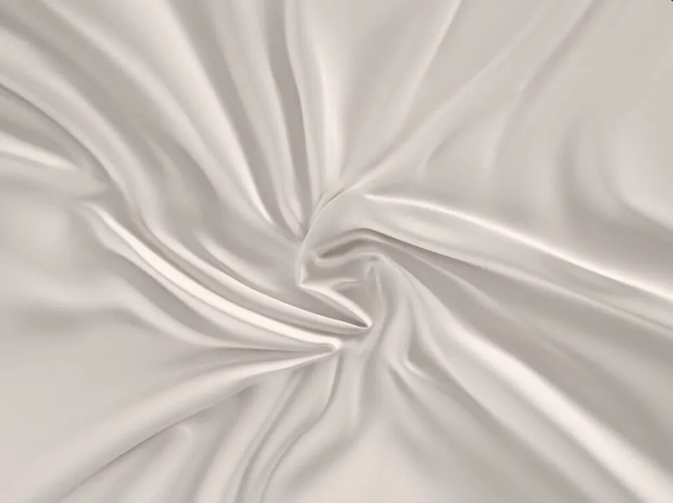 Saténové prestieradlo s gumou biele 80x200 cm