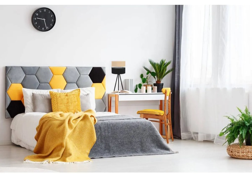 Stolná lampa Juta, 1x jutové/čierne textilné tienidlo, m