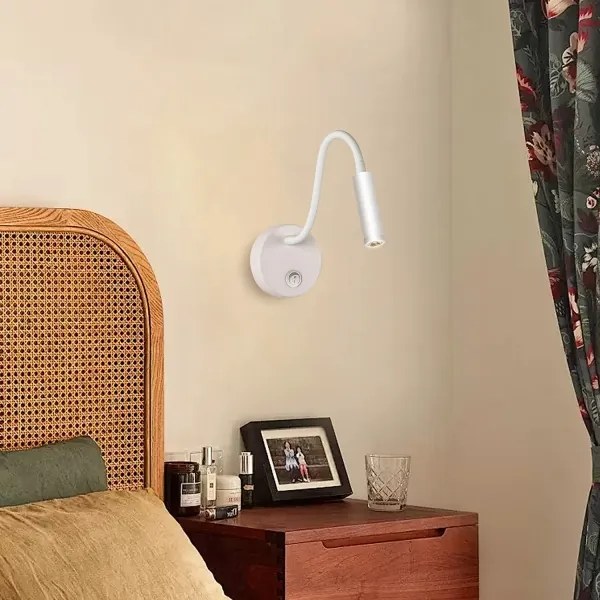 Brilagi - LED Flexibilná nástenná lampa MAYA LED/3W/230V 4000K biela